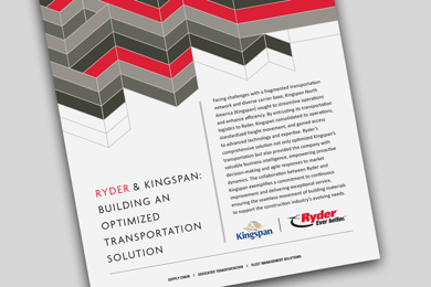 cover of the Ryder and Kingspan case study